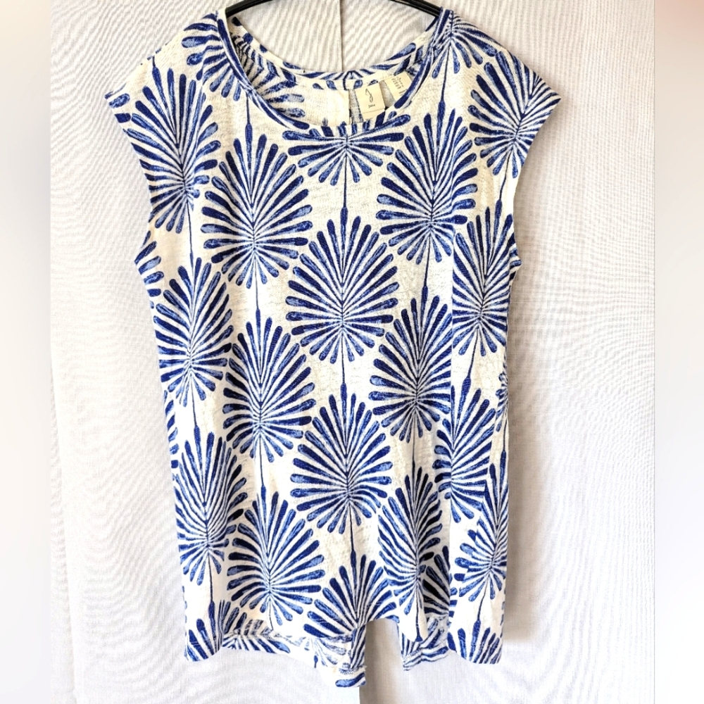 Joie linen button-back top